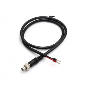 dc5.5*2.1mm male with screw to Tube type terminal cable 